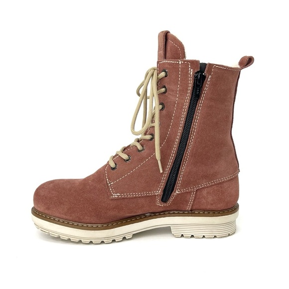 Overland Bree Wool-Lined Suede Ankle Boots Women's Euro Size 37 = US 6.5-7 EUC - Picture 5 of 16